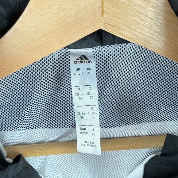 Adidas AFS Tiro Windbreaker Black/White Size XS Full Zip Jacket - Picture 3 of 10